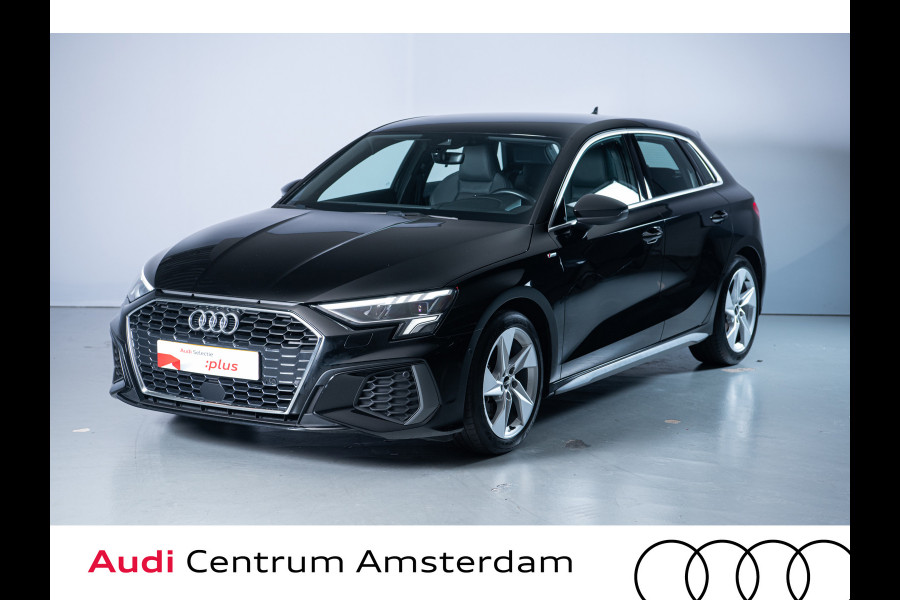 Audi A3 Sportback 35 TFSI 150pk Automaat S edition 2x S-Line | Virtual Cockpit | Winterbandenset | sportstuur | Parkeersensor voor en ac