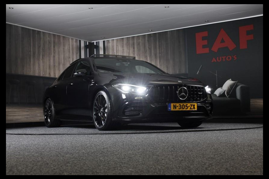 Mercedes-Benz CLA-Klasse 35 AMG 4MATIC / Miltek / Schaalstoelen / 360 Camera / Burmester / Head Up / ACC / Pano / 19 Inch