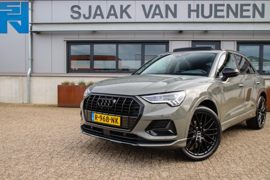 Audi Q3 35 TFSI 1.5 TFSI S Line Pro Line S 150pk S-Tronic! 1e|Panoramadak|Virtual Cockpit|LED Matrix|Leder elektrisch|20inch|Black