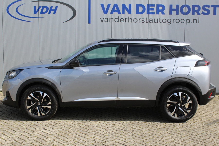 Peugeot 2008 1.2-130pk PureTech Allure AUTOMAAT. Zo goed als nieuw, slechts 7.500km ! Navigatie, airco, telefoonvoorb. metallic lak, LM wielen, Isofix, Apple Carplay/Android auto etc, etc.