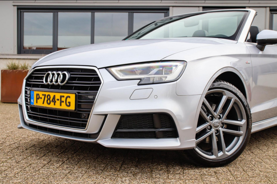 Audi A3 Cabriolet Facelift Pro Line S S Line 150pk S-Tronic Automaat 1e Eig|Dealer|Virtual Cockpit|LED|Lederen Sportstoelen|PDC|18