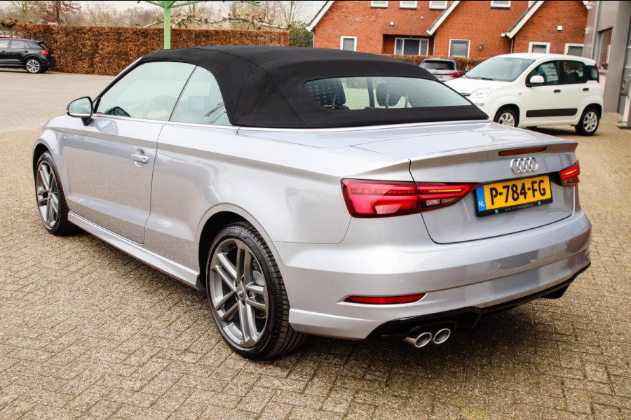 Audi A3 Cabriolet Facelift Pro Line S S Line 150pk S-Tronic Automaat 1e Eig|Dealer|Virtual Cockpit|LED|Lederen Sportstoelen|PDC|18