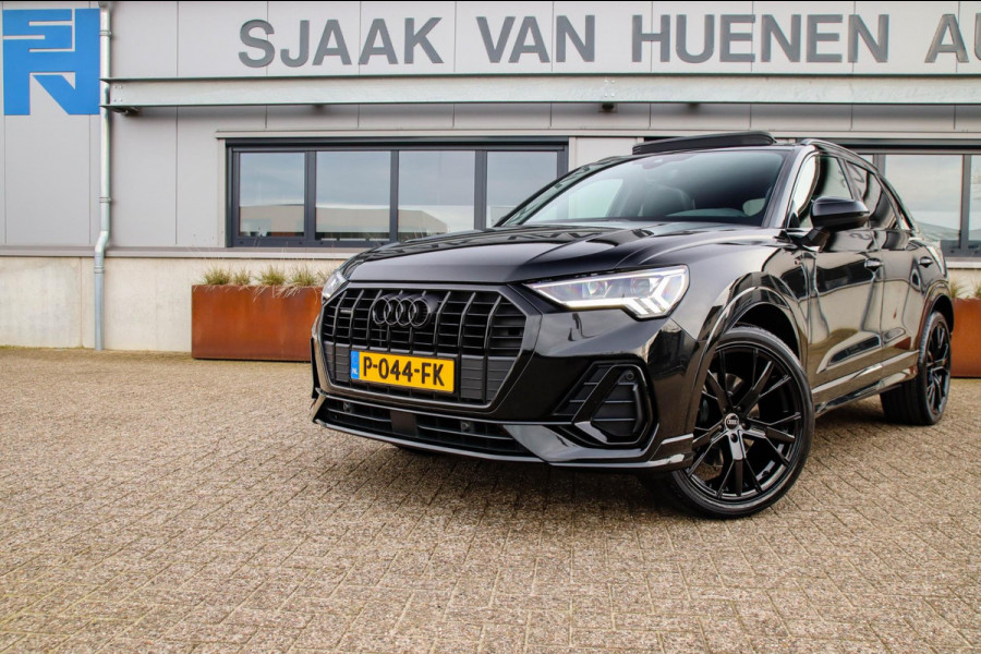 Audi Q3 40TFSI Quattro Edition One S Line 190pk S-Tronic! 1e Eig|Panoramadak|Virtual Cockpit|LED Matrix|Leder|Camera|20inch|Black