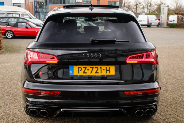 Audi SQ5 3.0TFSI Q5 Quattro S-Line 354pk Automaat! 1e Eig|NL|DLR|Luchtvering|Kuipstoelen|Panoramadak|Virtual Cockpit|Black|Carbon