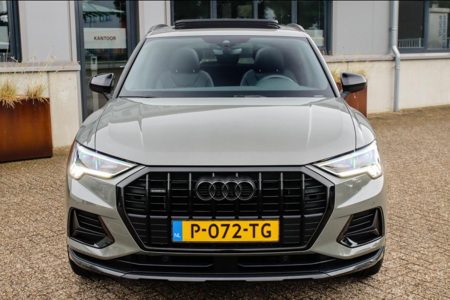 Audi Q3 40 2.0TFSI Quattro Edition One S-line 190pk S-Tronic 1e Eig|Panoramadak|Virtual Cockpit|LED Matrix|Leder|Black|20|Trekhaak