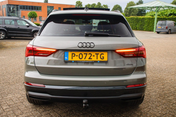 Audi Q3 40 2.0TFSI Quattro Edition One S-line 190pk S-Tronic 1e Eig|Panoramadak|Virtual Cockpit|LED Matrix|Leder|Black|20|Trekhaak