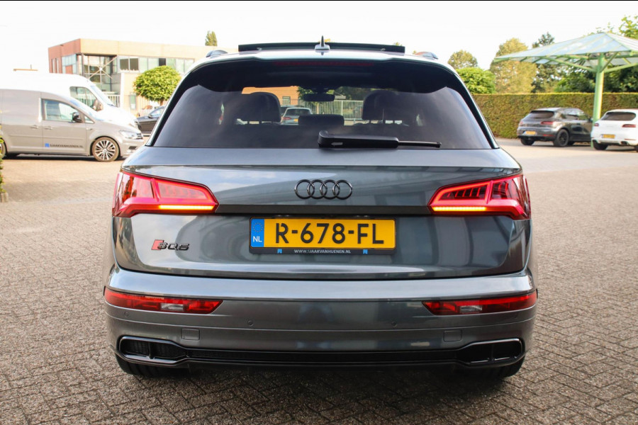 Audi SQ5 3.0TFSI Q5 Quattro S-Line 354pk Automaat! 1e Eig|DLR|Luchtvering|Kuipstoelen|Panoramadak|Virtual Cockpit|Black|Carbon|22