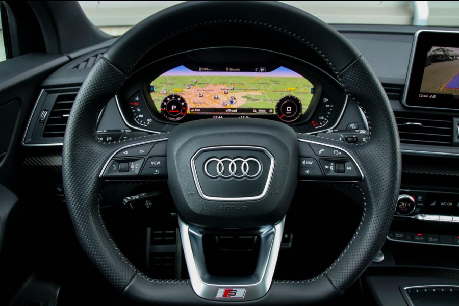 Audi Q5 2.0 TFSI Quattro Pro Line S S-Line 252pk Automaat! 1e Eig|NL|DLR|Panoramadak|Virtual Cockpit|LED Matrix|Black|22|Trekhaak