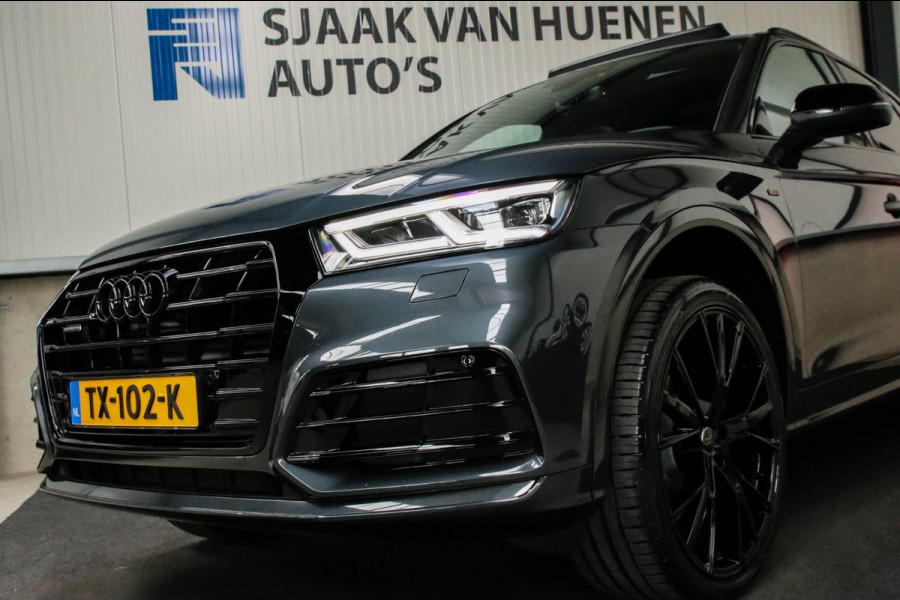 Audi Q5 2.0 TFSI Quattro Pro Line S S-Line 252pk Automaat! 1e Eig|NL|DLR|Panoramadak|Virtual Cockpit|LED Matrix|Black|22|Trekhaak