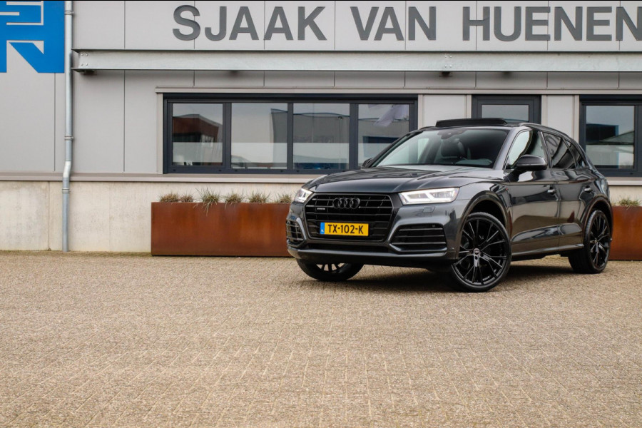 Audi Q5 2.0 TFSI Quattro Pro Line S S-Line 252pk Automaat! 1e Eig|NL|DLR|Panoramadak|Virtual Cockpit|LED Matrix|Black|22|Trekhaak