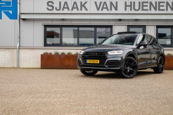 Audi Q5 2.0 TFSI Quattro Pro Line S S-Line 252pk Automaat! 1e Eig|NL|DLR|Panoramadak|Virtual Cockpit|LED Matrix|Black|22|Trekhaak