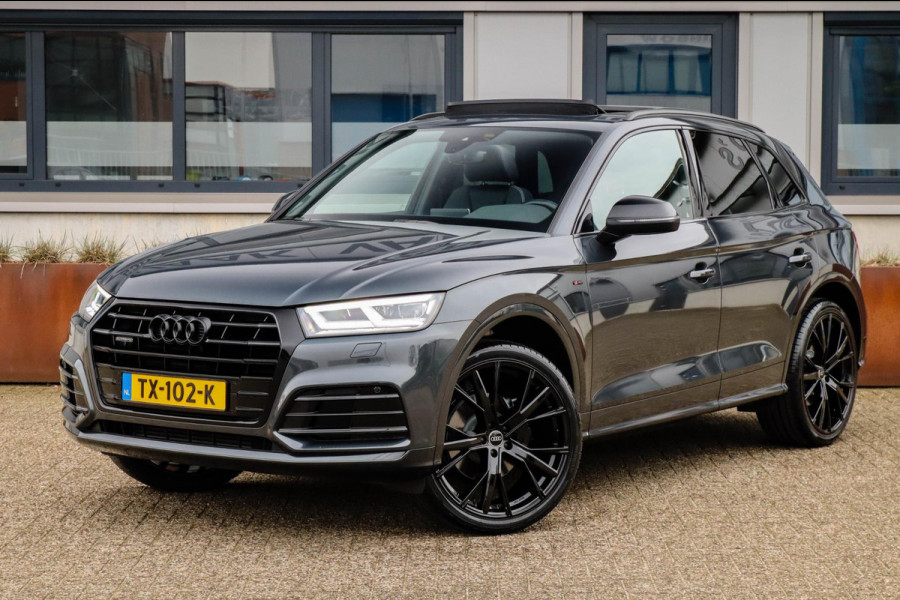 Audi Q5 2.0 TFSI Quattro Pro Line S S-Line 252pk Automaat! 1e Eig|NL|DLR|Panoramadak|Virtual Cockpit|LED Matrix|Black|22|Trekhaak