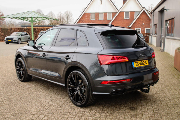 Audi Q5 2.0 TFSI Quattro Pro Line S S-Line 252pk Automaat! 1e Eig|NL|DLR|Panoramadak|Virtual Cockpit|LED Matrix|Black|22|Trekhaak