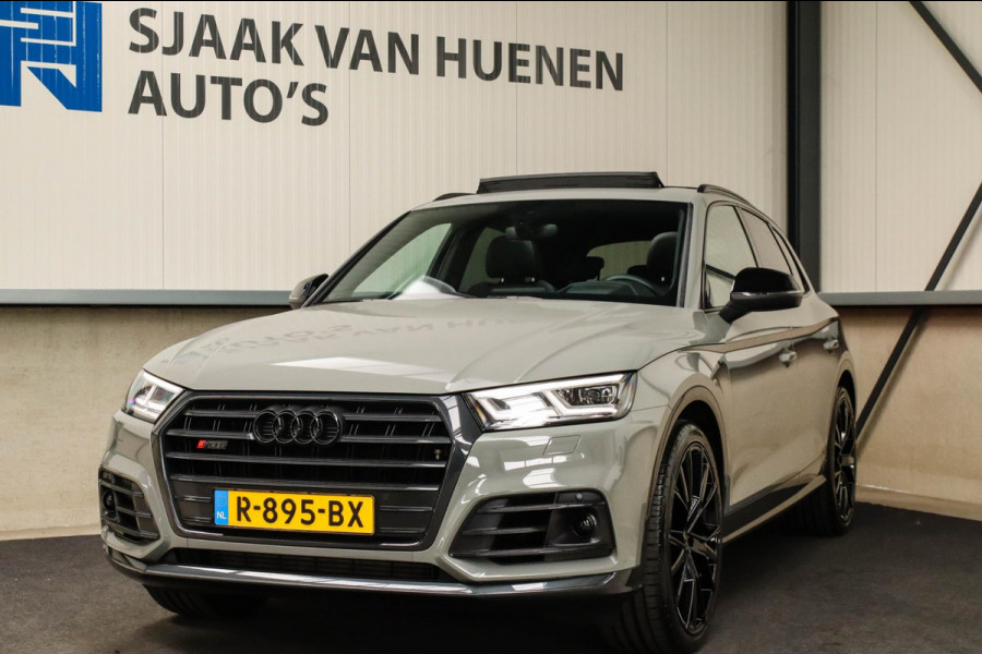 Audi Q5 3.0 TFSI SQ5 Quattro S-Line 354pk Automaat! 1e Eig|DLR|Quantum|Kuipstoelen|Panoramadak|Virtual Cockpit|Black|Carbon|22inch