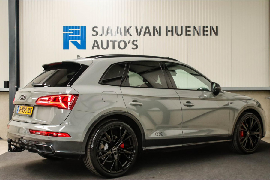 Audi Q5 3.0 TFSI SQ5 Quattro S-Line 354pk Automaat! 1e Eig|DLR|Quantum|Kuipstoelen|Panoramadak|Virtual Cockpit|Black|Carbon|22inch