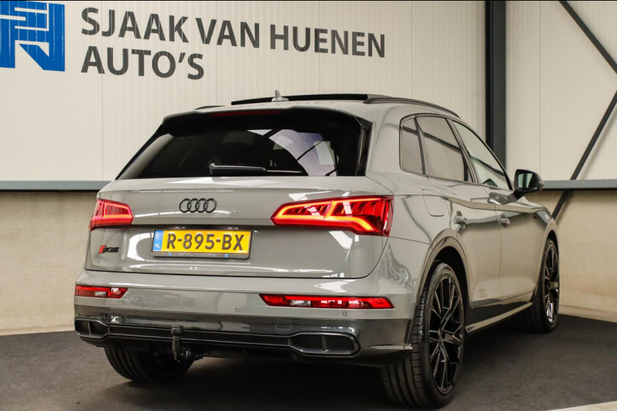 Audi Q5 3.0 TFSI SQ5 Quattro S-Line 354pk Automaat! 1e Eig|DLR|Quantum|Kuipstoelen|Panoramadak|Virtual Cockpit|Black|Carbon|22inch