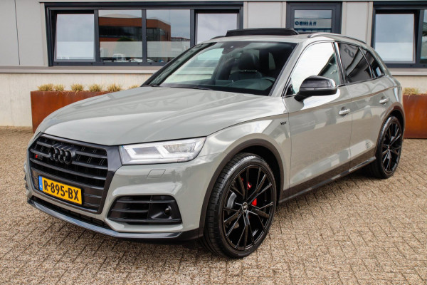 Audi Q5 3.0 TFSI SQ5 Quattro S-Line 354pk Automaat! 1e Eig|DLR|Quantum|Kuipstoelen|Panoramadak|Virtual Cockpit|Black|Carbon|22inch