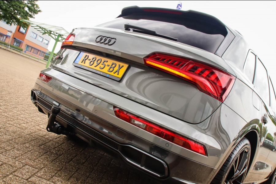 Audi Q5 3.0 TFSI SQ5 Quattro S-Line 354pk Automaat! 1e Eig|DLR|Quantum|Kuipstoelen|Panoramadak|Virtual Cockpit|Black|Carbon|22inch