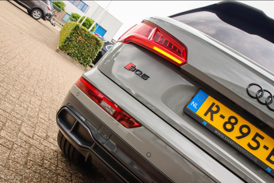 Audi Q5 3.0 TFSI SQ5 Quattro S-Line 354pk Automaat! 1e Eig|DLR|Quantum|Kuipstoelen|Panoramadak|Virtual Cockpit|Black|Carbon|22inch