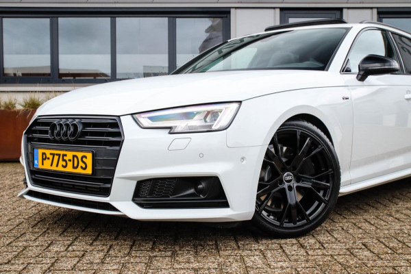 Audi A4 Avant 45 2.0TFSI S line Black Edition Facelift 252pk S-Tronic! 1e Eig|DLR|Panoramadak|Virtual Cockpit|Leder|LED|ACC|Black