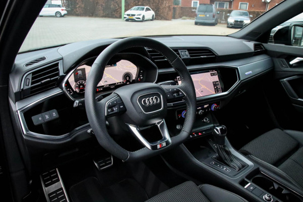 Audi Q3 35 TFSI 1.5 TFSI S Line Pro Line S 150pk S-Tronic! 1e|DLR|Virtual Cockpit|LED Matrix|Leder elektrisch|Keyless|Black|19inch