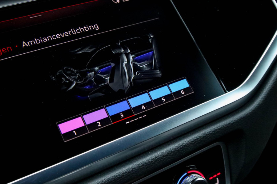 Audi Q3 35 TFSI 1.5 TFSI S Line Pro Line S 150pk S-Tronic! 1e|DLR|Virtual Cockpit|LED Matrix|Leder elektrisch|Keyless|Black|19inch
