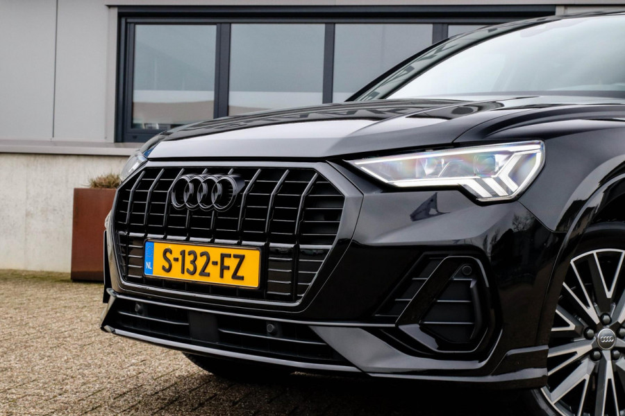 Audi Q3 35 TFSI 1.5 TFSI S Line Pro Line S 150pk S-Tronic! 1e|DLR|Virtual Cockpit|LED Matrix|Leder elektrisch|Keyless|Black|19inch