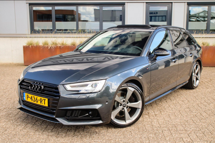 Audi A4 Avant 45 2.0TFSI S line Black Edition Facelift 252pk S-Tronic! 1e Eig|DLR|Panoramadak|Virtual Cockpit|Leder|LED|ACC|Black