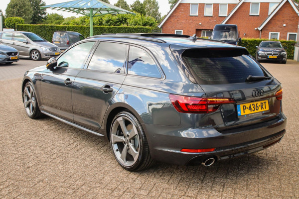 Audi A4 Avant 45 2.0TFSI S line Black Edition Facelift 252pk S-Tronic! 1e Eig|DLR|Panoramadak|Virtual Cockpit|Leder|LED|ACC|Black