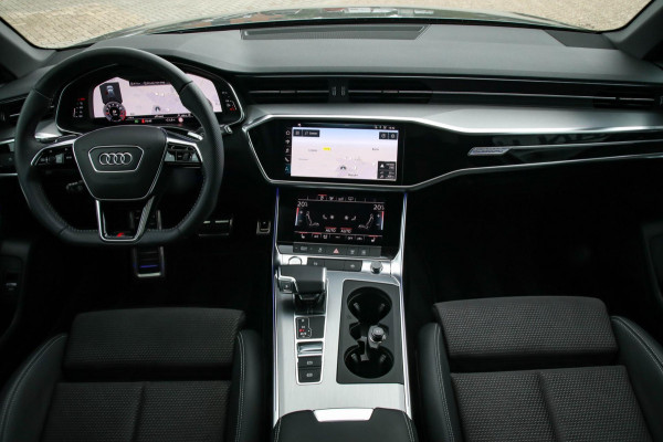 Audi A6 Avant 45 2.0TFSI Quattro S line Edition 245pk Automaat! 1e|Panoramadak|Virtual Cockpit|Leder|HD Matrix LED|Black|Trekhaak