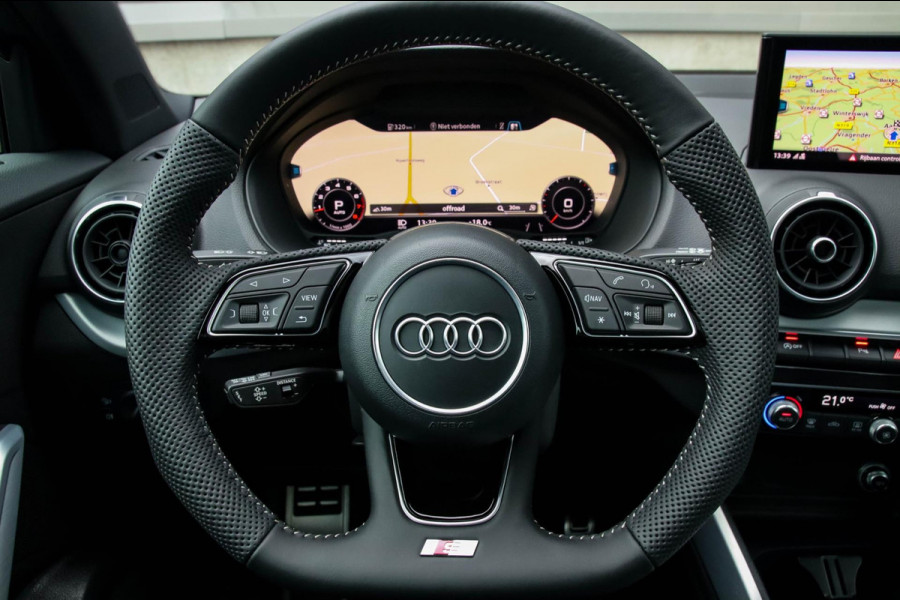 Audi Q2 1.4 TFSI CoD Sport Pro Line S S-line 150pk S-Tronic! DLR|Panoramadak|Virtual Cockpit|LED Matrix|3D Knippers|ACC|Black Pack