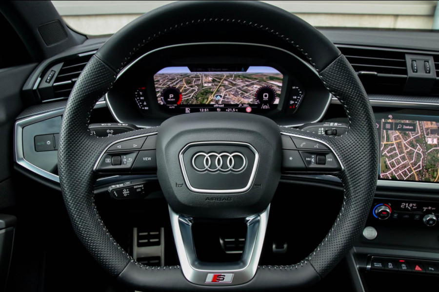 Audi Q3 Sportback 35 TFSI 1.5TFSI S Line Pro Line S 150pk S-Tronic! Panoramadak|Virtual Cockpit|LED Matrix|Leder|ACC|19inch|Black