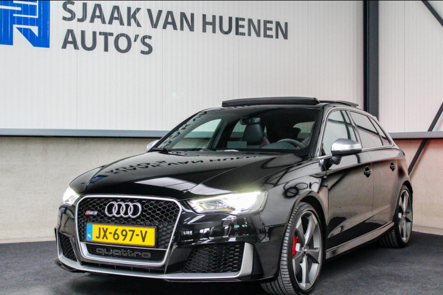 Audi RS3 Sportback 2.5 TFSI A3 Quattro S-Tronic 431pk! 2e Eig|Origineel NL|DLR|JD|Kuipstoelen|Panoramadak|LED|Camera|Magnetic|B&O