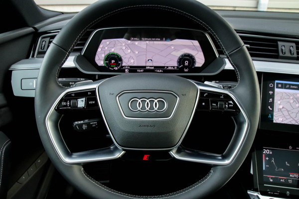 Audi e-tron 55 Quattro S Edition Pro Line S S-Line 408pk! 12%|1e|NL|DLR|Panoramadak|Virtual Cockpit|Luchtvering|ACC|360|Black|22