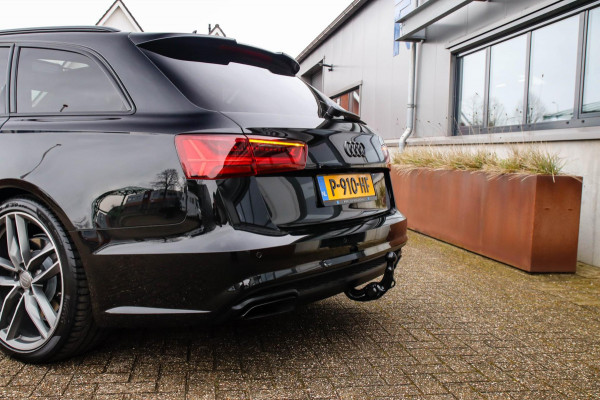 Audi A6 AVANT 2.0 TFSI Quattro S line Edition 252pk Automaat 1e Eig|DLR|Lederen sportstoelen|Panoramadak|LED Matrix|Black|Trekhaak