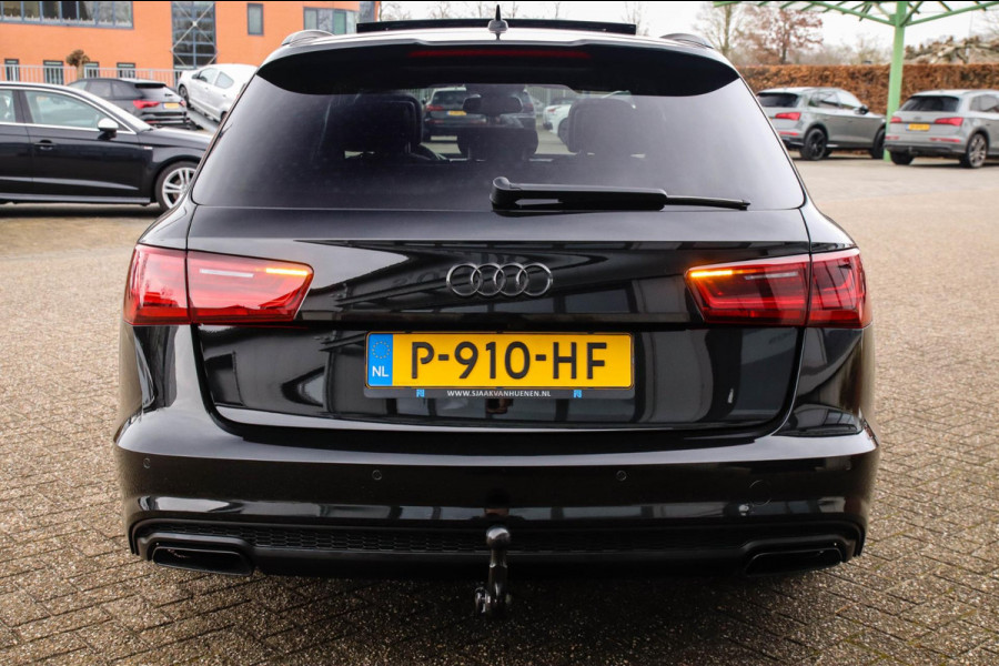 Audi A6 AVANT 2.0 TFSI Quattro S line Edition 252pk Automaat 1e Eig|DLR|Lederen sportstoelen|Panoramadak|LED Matrix|Black|Trekhaak