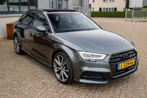 Audi A3 Sportback 1.4 TFSI Pro Line S S-line Facelift 150pk S-Tronic! Supersport Kuipstoelen|Panoramadak|LED Matrix|Black|19inch