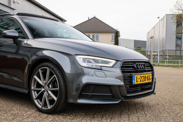 Audi A3 Sportback 1.4 TFSI Pro Line S S-line Facelift 150pk S-Tronic! Supersport Kuipstoelen|Panoramadak|LED Matrix|Black|19inch