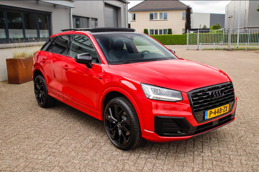 Audi Q2 1.4 TFSI CoD Sport Pro Line S S-line 150pk S-Tronic! 1e|Virtual Cockpit|Panoramadak|LED Matrix|3D Knippers|Leder|Black|19