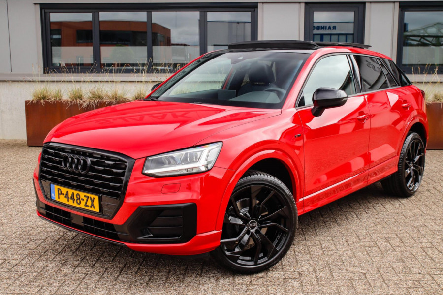 Audi Q2 1.4 TFSI CoD Sport Pro Line S S-line 150pk S-Tronic! 1e|Virtual Cockpit|Panoramadak|LED Matrix|3D Knippers|Leder|Black|19