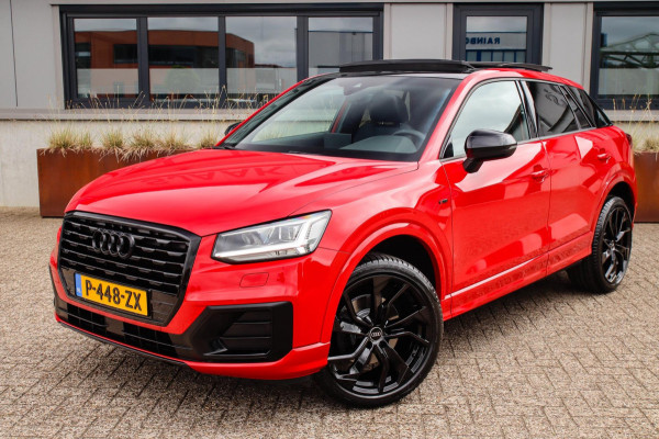 Audi Q2 1.4 TFSI CoD Sport Pro Line S S-line 150pk S-Tronic! 1e|Virtual Cockpit|Panoramadak|LED Matrix|3D Knippers|Leder|Black|19