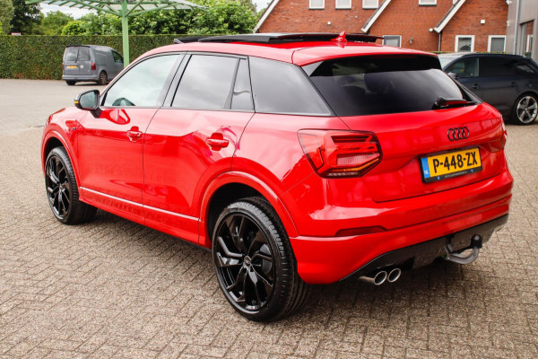 Audi Q2 1.4 TFSI CoD Sport Pro Line S S-line 150pk S-Tronic! 1e|Virtual Cockpit|Panoramadak|LED Matrix|3D Knippers|Leder|Black|19