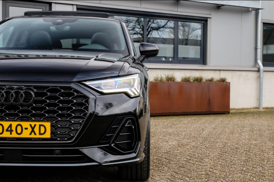 Audi Q3 Sportback 35 TFSI 1.5TFSI S Line Pro Line S 150pk S-Tronic! Panoramadak|Virtual Cockpit|LED Matrix|Leder|ACC|20inch|Black