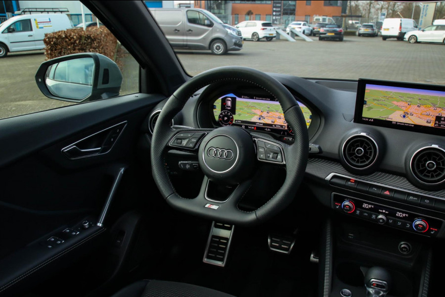 Audi Q2 1.4 TFSI CoD Sport Pro Line S S-line 150pk S-Tronic 1e Eig|DLR|Panoramadak|Virtual Cockpit|LED Matrix|3D Knipper|ACC|Black