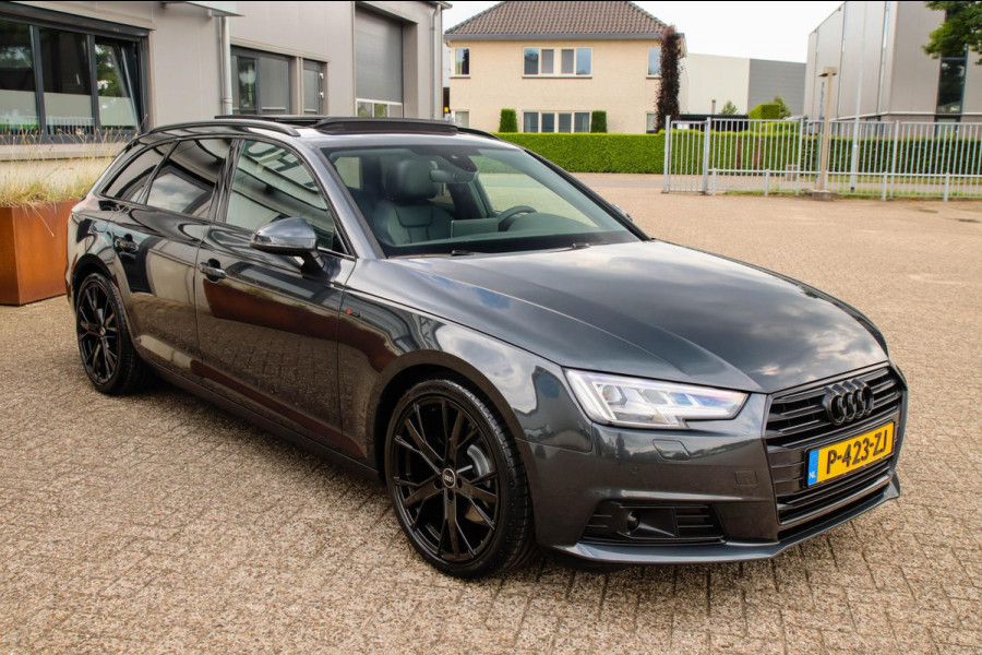 Audi A4 Avant 40 2.0TFSI S-line Black Edition Facelift 190pk S-Tronic! 1e Eig|DLR|Panoramadak|Virtual Cockpit|Leder|LED|ACC|Black