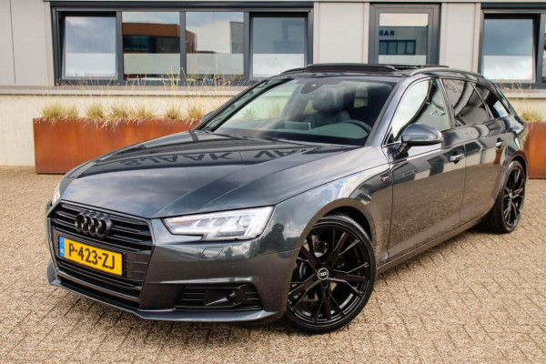 Audi A4 Avant 40 2.0TFSI S-line Black Edition Facelift 190pk S-Tronic! 1e Eig|DLR|Panoramadak|Virtual Cockpit|Leder|LED|ACC|Black