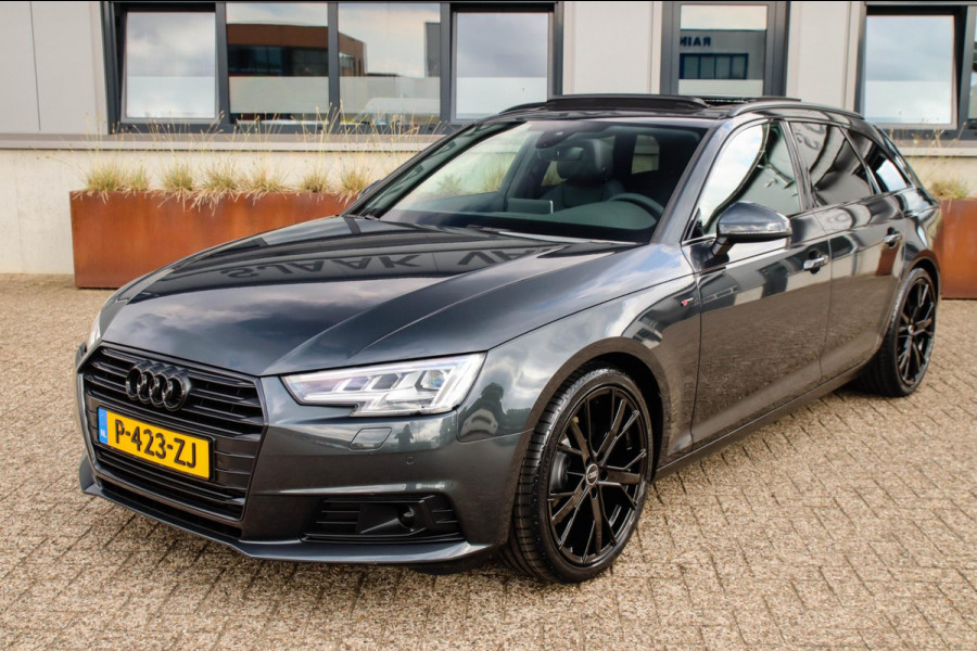 Audi A4 Avant 40 2.0TFSI S-line Black Edition Facelift 190pk S-Tronic! 1e Eig|DLR|Panoramadak|Virtual Cockpit|Leder|LED|ACC|Black