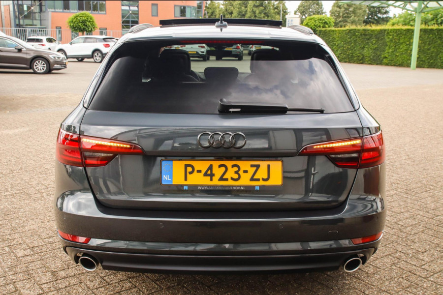 Audi A4 Avant 40 2.0TFSI S-line Black Edition Facelift 190pk S-Tronic! 1e Eig|DLR|Panoramadak|Virtual Cockpit|Leder|LED|ACC|Black