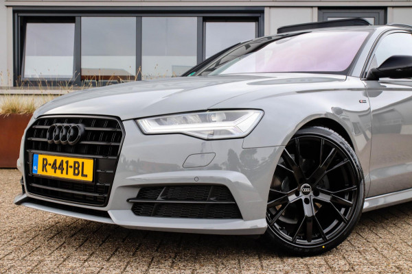 Audi A6 Avant 1.8 TFSI S-Line Automaat 190pk! 1e Eig|DLR|Nardo Grey|Panoramadak|RS Kuipstoelen elektrisch|LED|Camera|20inch|Black