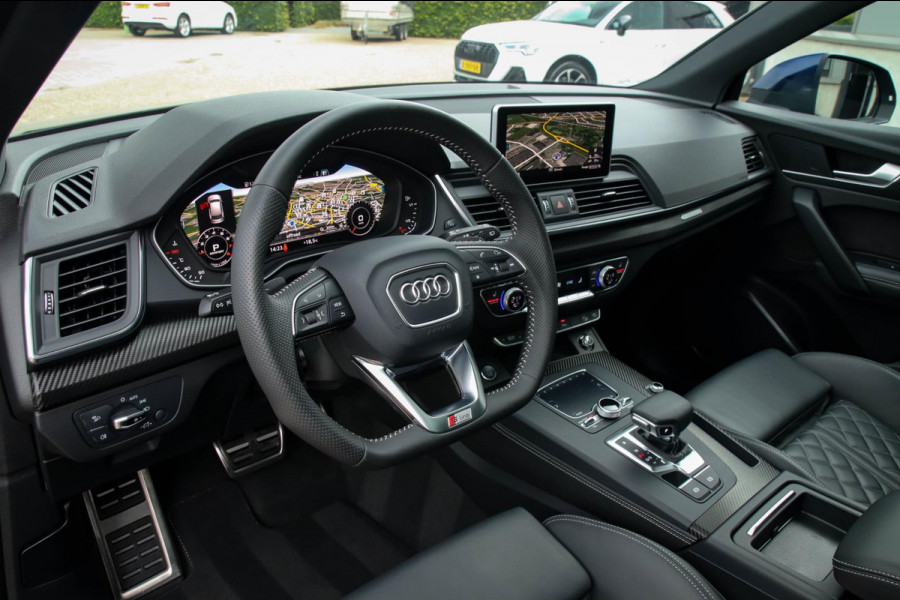 Audi Q5 2.0 TFSI Quattro Pro Line S S-Line 252pk Automaat 1e|DLR|Panoramadak|Virtual Cockpit|Valcona Leder|LED Matrix|Black|21inch